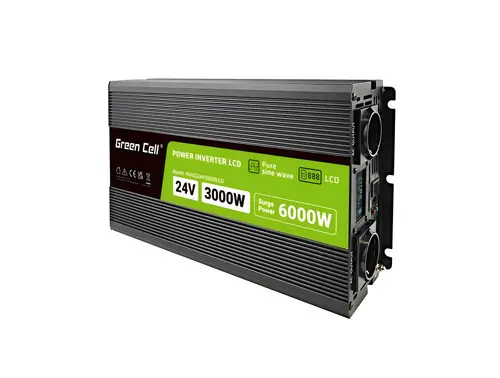 Invertor GREEN CELL, 24/220V, DC/AC, 3000W/6000W, undă sinusoidală pură - 1