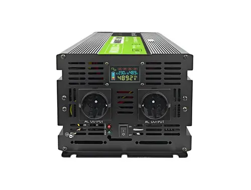 Инвертор GREEN CELL, 48/220V, DC/AC, 5000W/10000W,INVGCP5000LCD LCD чиста синусоида - image 2