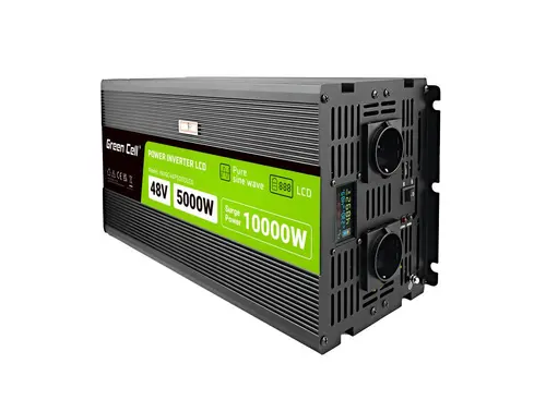 Μετατροπέας ισχύος GREEN CELL, 48/220V, DC/AC, 5000W/10000W,INVGCP5000LCD LCD καθαρό ημίτονο - 1