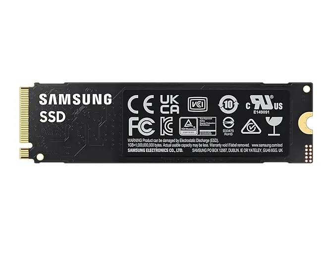 Твърд диск, Samsung SSD 990 EVO 2TB PCIe 4.0 NVMe 2.0 M.2 V-NAND TLC, 256-bit Encryption, Read 5000 MB/s Write 4200 MB/s - image 1