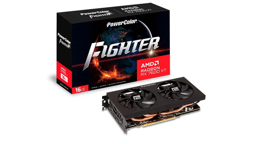 Видео карта POWERCOLOR RX 7600 XT Fighter 16GB GDDR6 - image 4