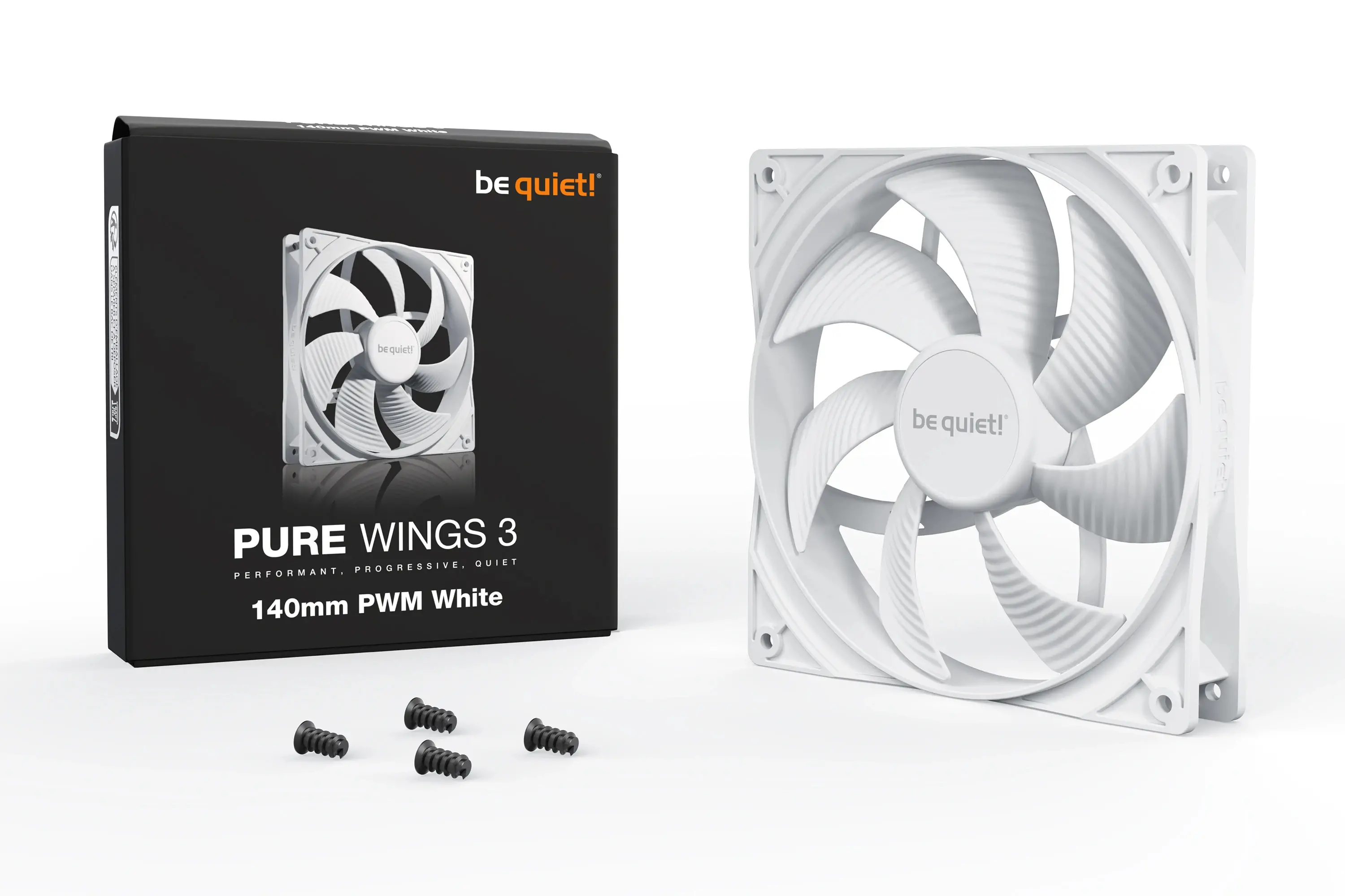 be quiet! вентилатор Fan 140mm - Pure Wings 3 140mm PWM White - image 2