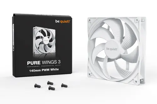 be quiet! вентилатор Fan 140mm - Pure Wings 3 140mm PWM White - image 2