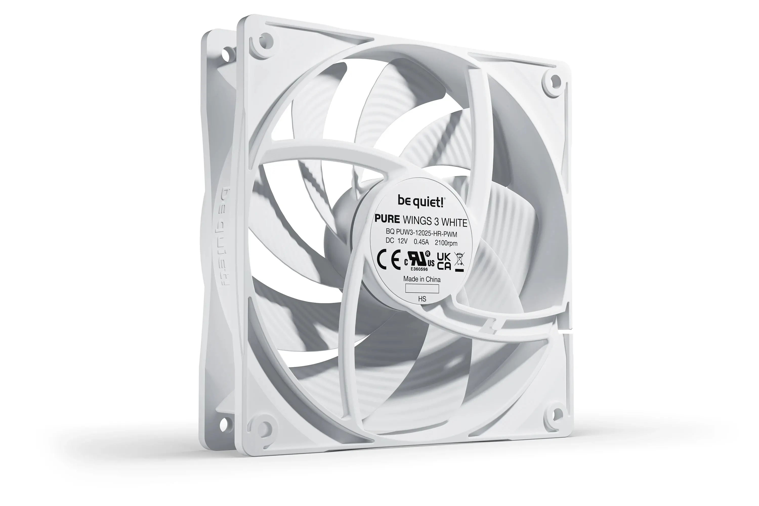be quiet! вентилатор Fan 120mm - Pure Wings 3 120mm PWM high-speed White - image 1