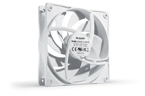 be quiet! вентилатор Fan 120mm - Pure Wings 3 120mm PWM high-speed White - image 1