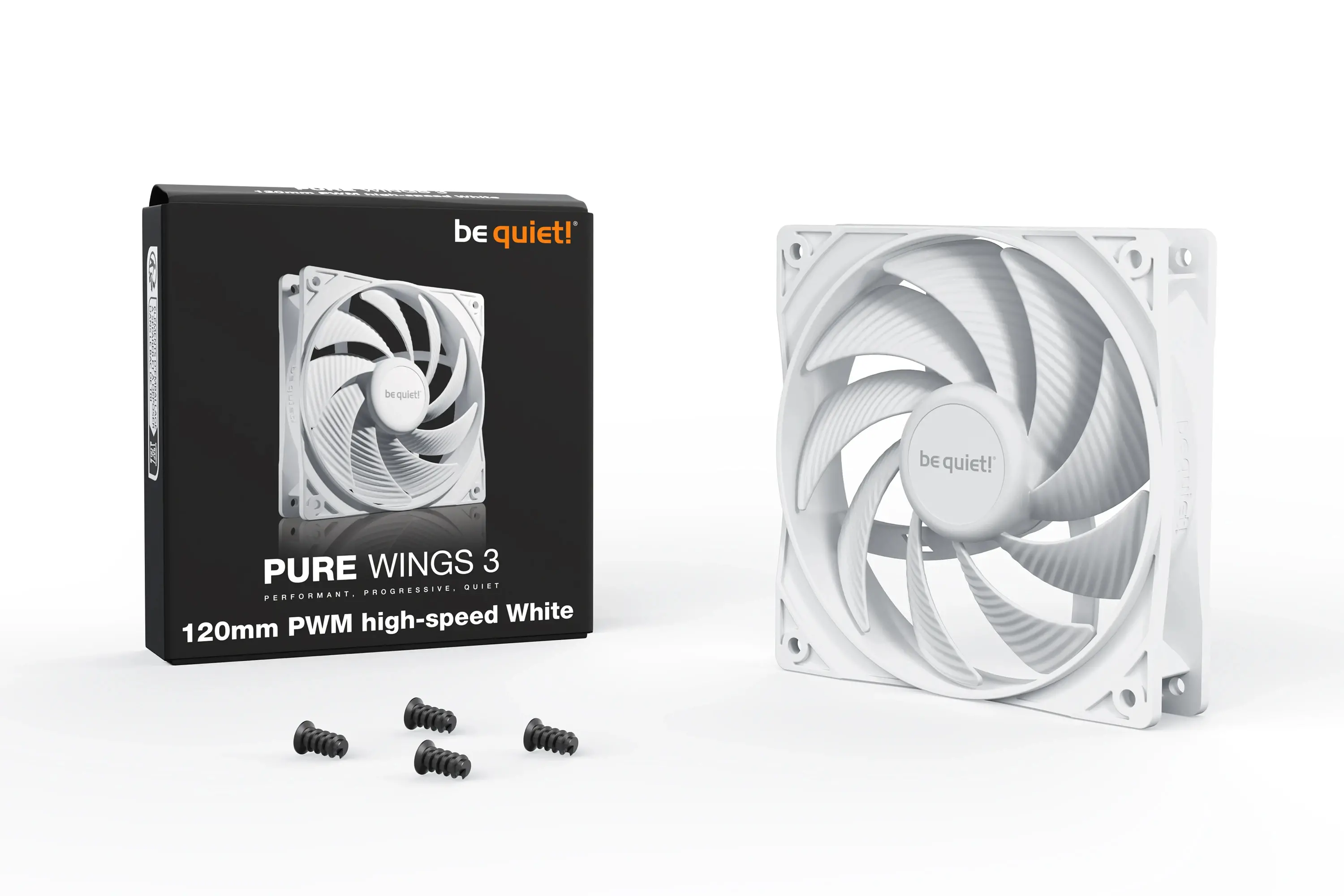 be quiet! вентилатор Fan 120mm - Pure Wings 3 120mm PWM high-speed White - image 2