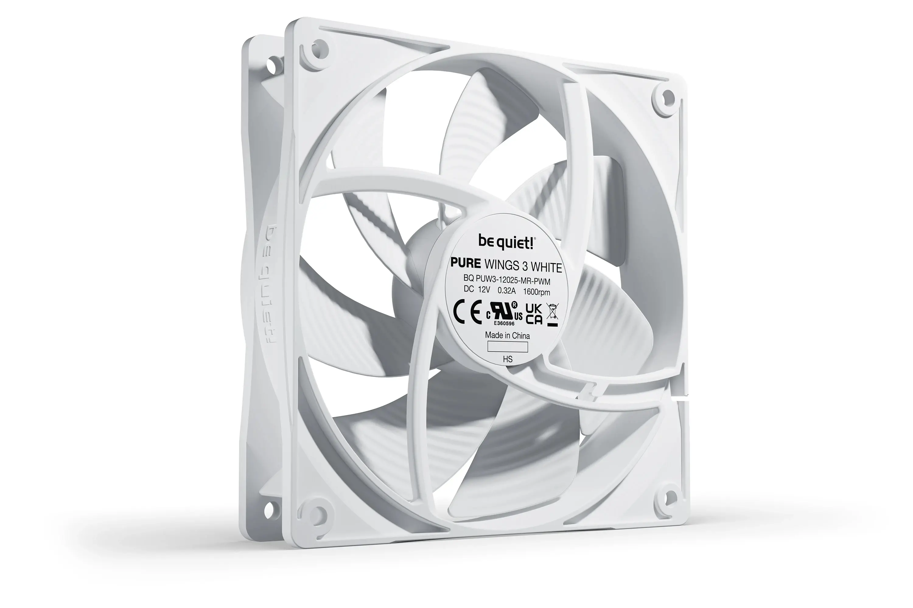 be quiet! ventilator Fan 120mm - Pure Wings 3 120mm PWM alb - image 1