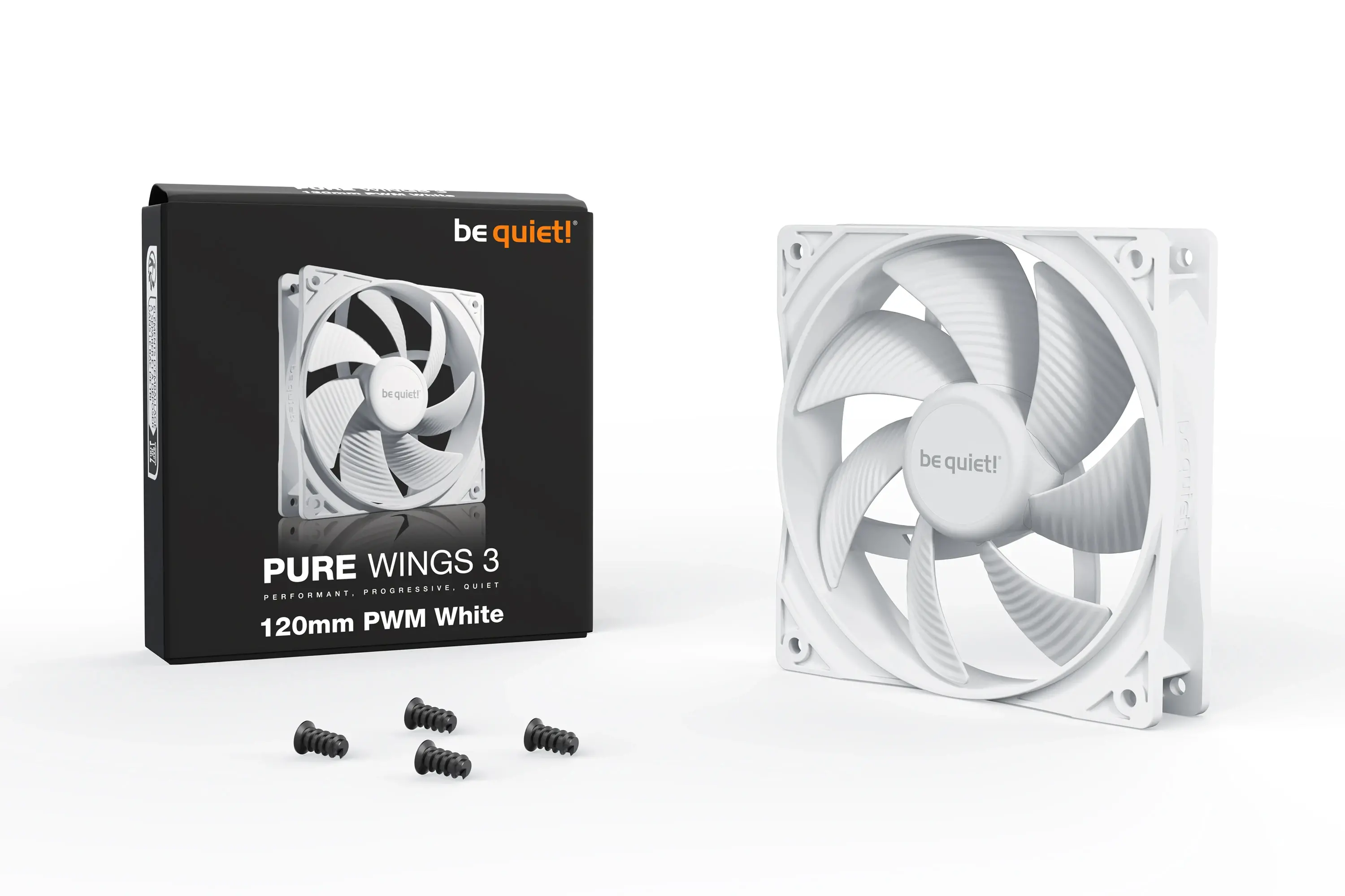 be quiet! вентилатор Fan 120mm - Pure Wings 3 120mm PWM White - image 2