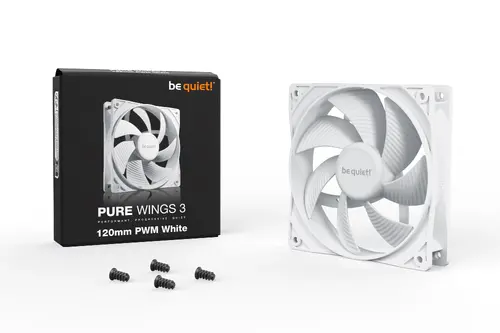 be quiet! ventilator Fan 120mm - Pure Wings 3 120mm PWM alb - 3