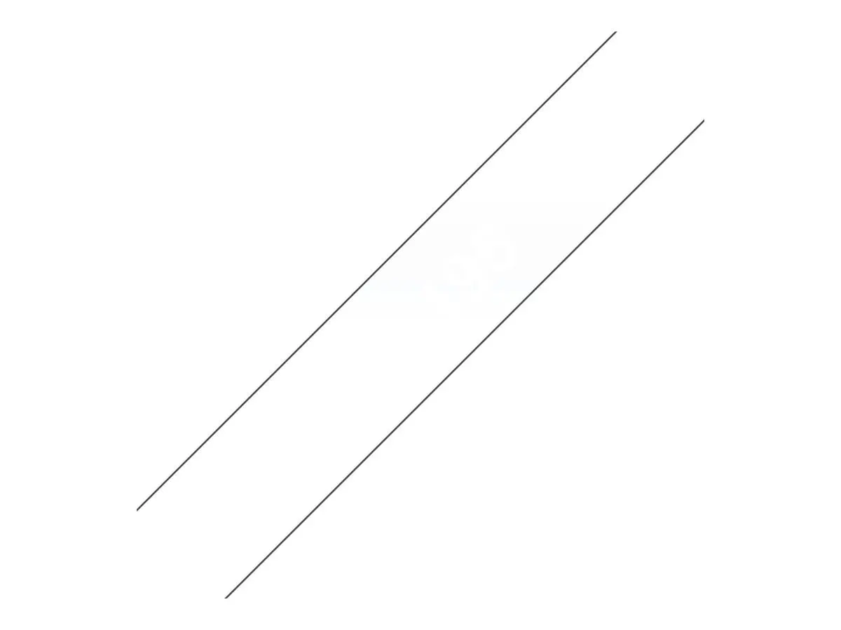 BROTHER P-Touch TC-195 white on clear 9mm - image 1