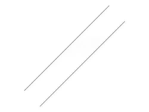 BROTHER P-Touch TC-195 white on clear 9mm - image 1