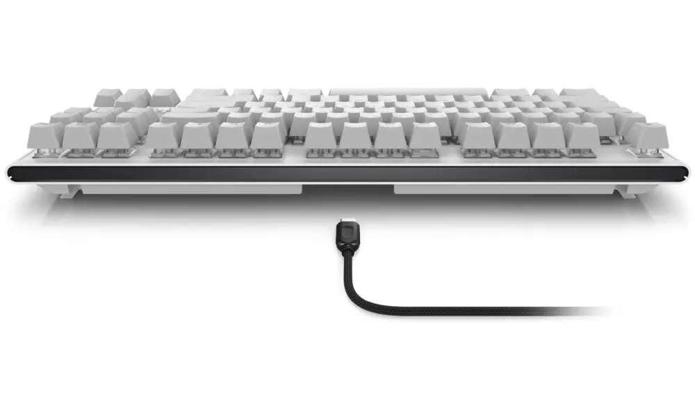 Клавиатура, Dell Alienware Tenkeyless Gaming Keyboard - AW420K - US (QWERTY) - Lunar Light - image 5