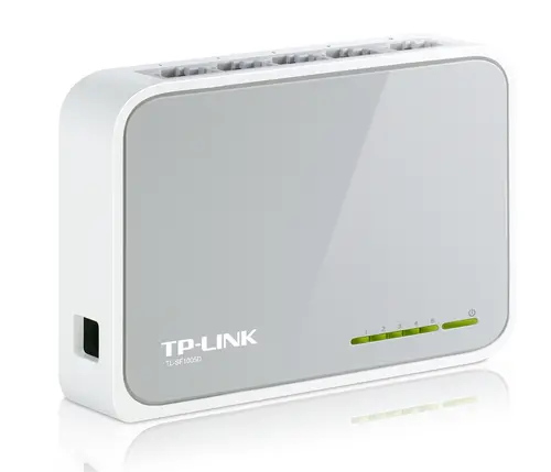 Switch TP-Link TL-SF1005D, Switch de birou cu 5 porturi RJ45 10/100Mbps, Fără ventilator, Auto Negotiation/Auto MDI/MDIX, Carcasă din plastic - 4