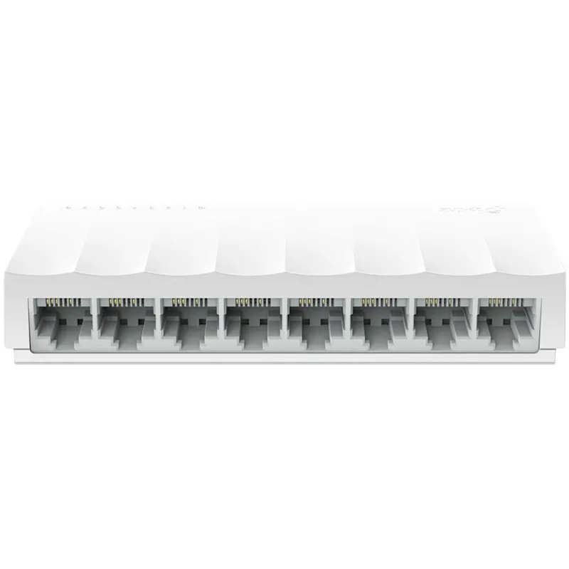 TP-Link LiteWave 8-Port 10/100Mbps Desktop Switch, 8 10/100Mbps RJ45 Ports, Desktop Plastic Case, Green Ethernet technology