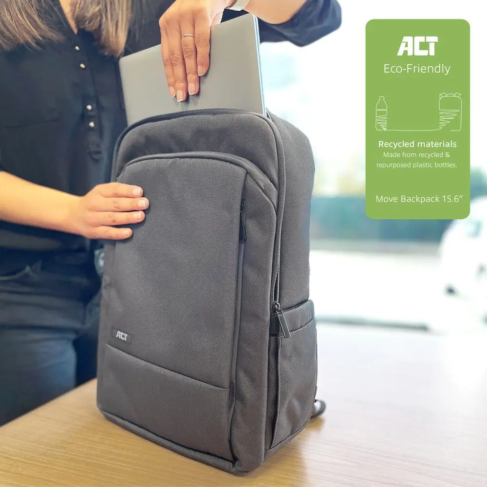 Раница за лаптоп ACT AC8560, до 15.6 inch, Сива - image 5