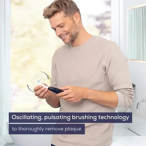 Електрическа четка за зъби, Beurer TB 50 Electric toothbrush; Integr. pressure sensor; 3 cleaning programs; 45 days Battery life; 2-min timer; Oscillating, pulsating, brushing technology; Incl. charger, USB cable with adapter, storage box & CBH; black - image 11