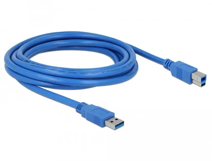 Cablu Delock USB-A - USB-B, 3m
