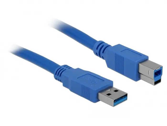 Кабел Delock USB-A - USB-B, 3m - image 1