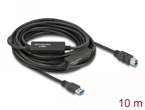 Cablu Delock USB-A - USB-B, USB 3.2, 10m - 1