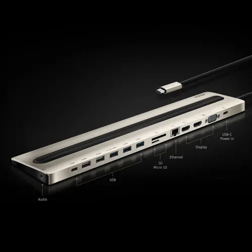 Докинг станция ATEN UH3237, USB-C, Power Pass-Through - image 2