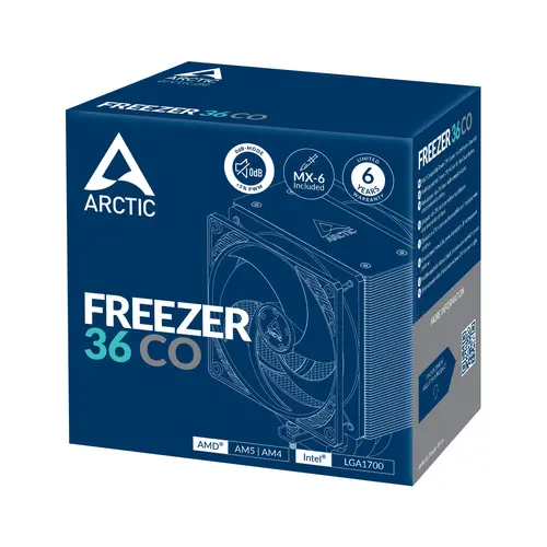 Arctic ψύκτρα Freezer 36 CO - LGA1851/LGA1700/AM5 - 6