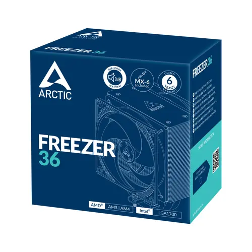 Arctic ψύκτρα Freezer 36 - LGA1851/LGA1700/AM5 - 6