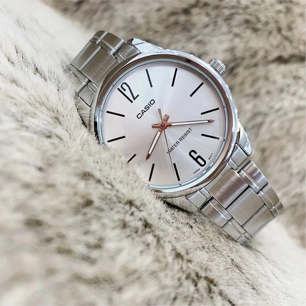 Мъжки аналогов часовник CASIO - Casio Collection - MTP-V005D-7BUDF - image 2