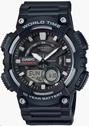 Ανδρικό ψηφιακό ρολόι Casio - AEQ-110W-1AVDF - 1