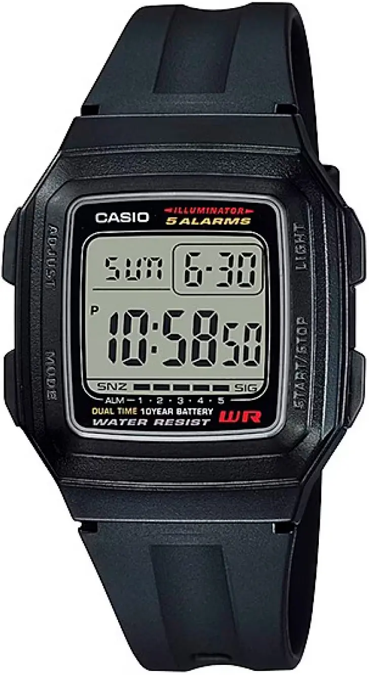 Ανδρικό ρολόι CASIO - Casio Collection - F-201WA-1ADF
