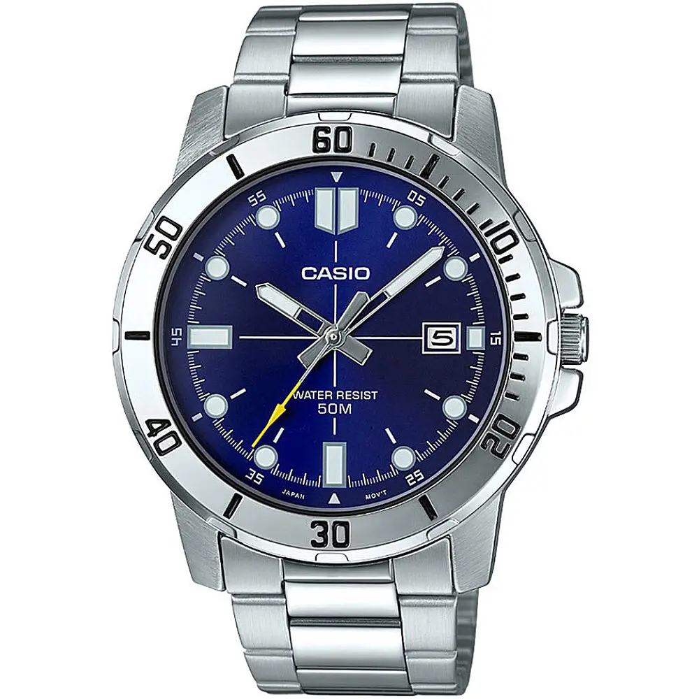 Мъжки аналогов часовник Casio - Casio Collection - MTP-VD01D-2EVUDF