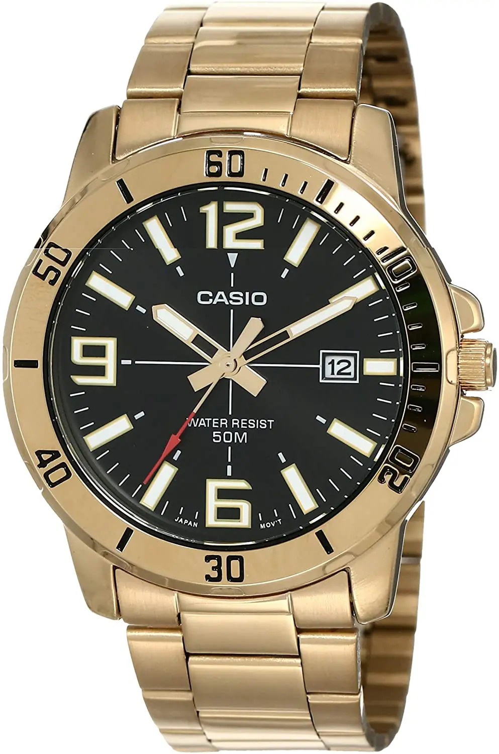 Ανδρικό αναλογικό ρολόι Casio - MTP-VD01G-1BVUDF
