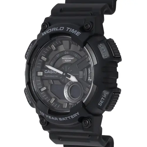 Мъжки дигитален часовник Casio - AEQ-110W-1BVDF - image 2