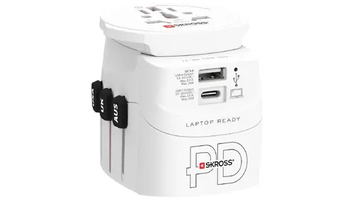 Адаптер SKROSS PRO Light USB, 1.302474, World, Бял - image 1