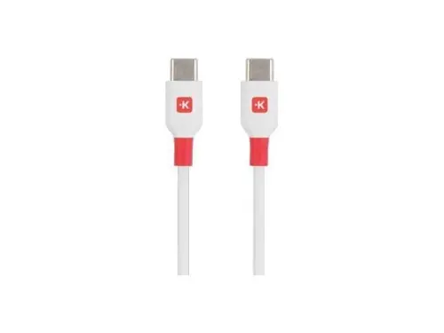 Cablu Skross, USB-C - USB-C tată, USB 2.0, 1.2m, Alb - 2