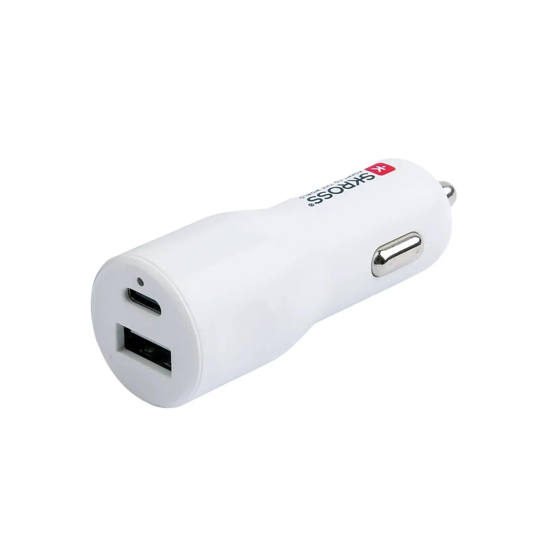Încărcător auto SKROSS, USB-A, USB-C, PD, 20W