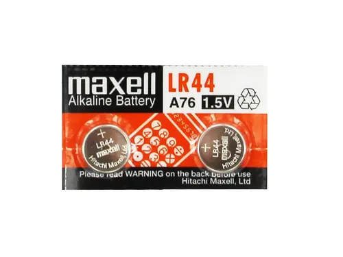 Бутонна микроалкална батерия MAXELL LR-44 /AG13/ 1,55V 10 бр./pack  цена за 1 бр.