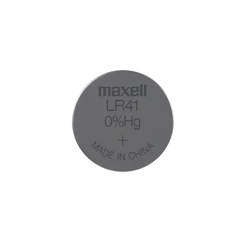 Бутонна микроалкална батерия LR41 /AG3/ 2бр. 1,55V в опаковка MAXELL