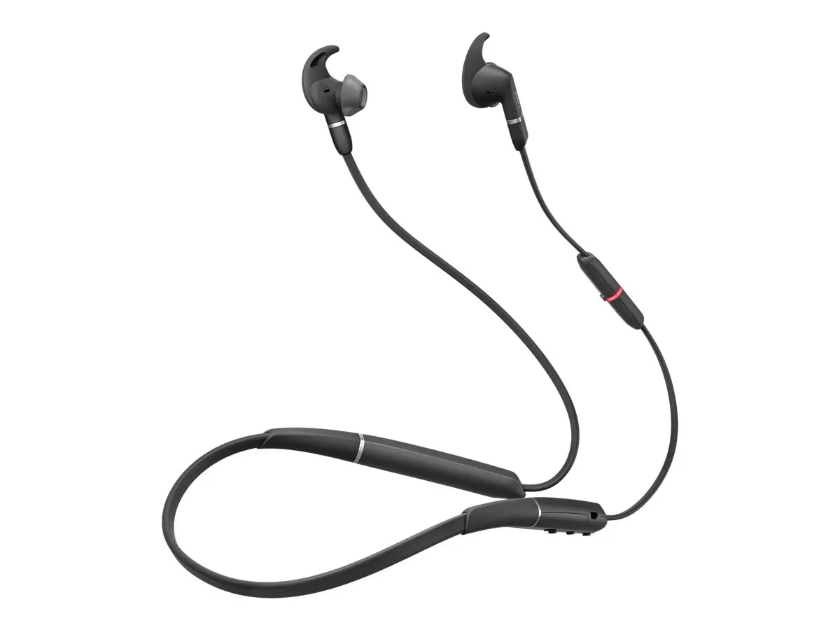 JABRA Evolve 65e UC Earphones with mic in-ear behind-the-neck mount Bluetooth wireless USB noise isolating - image 1