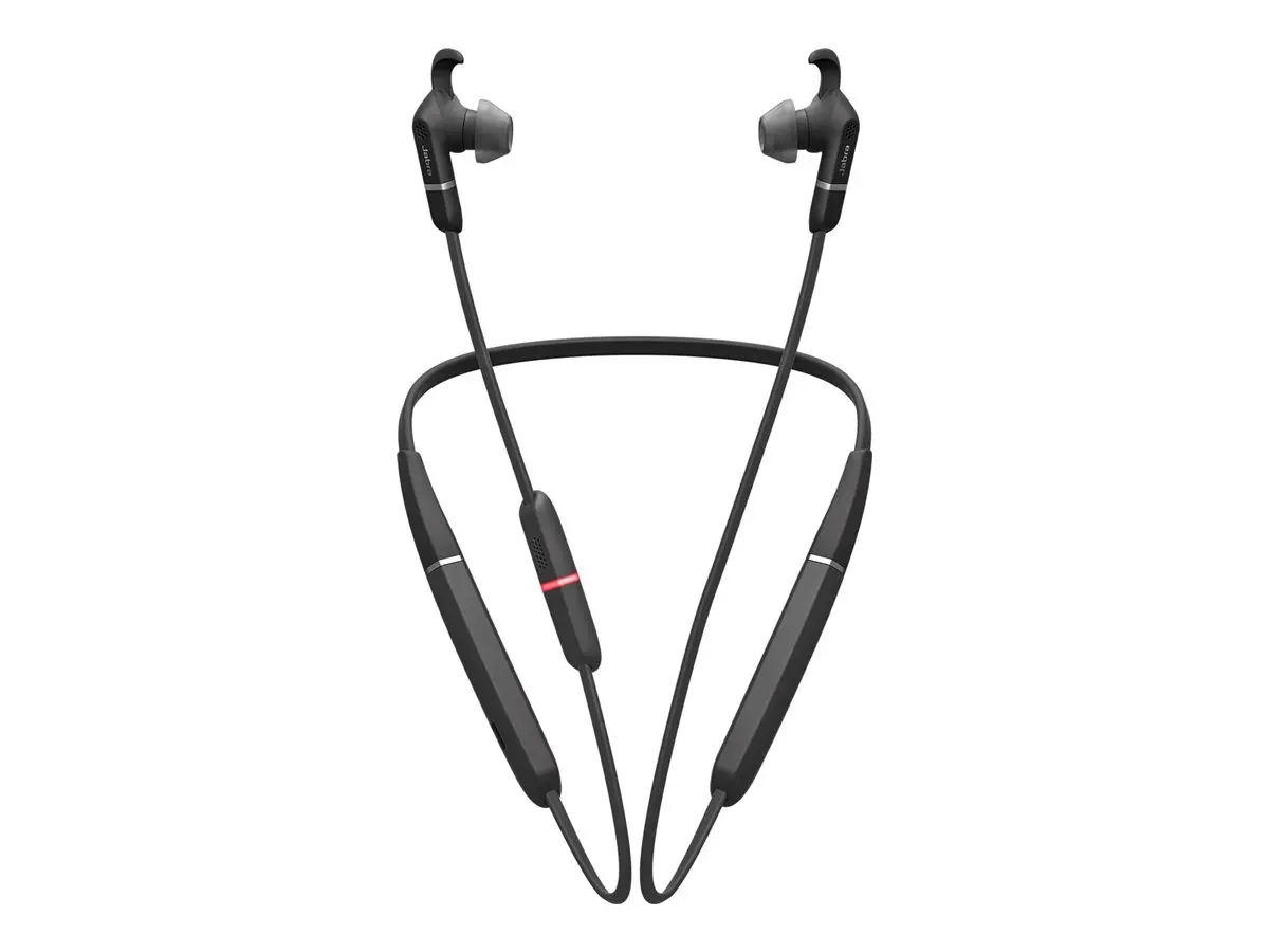 JABRA Evolve 65e UC Earphones with mic in-ear behind-the-neck mount Bluetooth wireless USB noise isolating - image 6