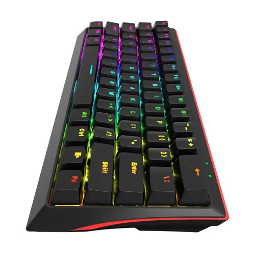 Marvo геймърска клавиатура Gaming Mechanical keyboard 61 keys TKL - KG962G - RED switches, RGB - image 4