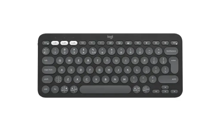 Клавиатура, Logitech Pebble Keys 2 K380s - TONAL GRAPHITE - US INT'L - BT - N/A - INTNL-973 - UNIVERSAL