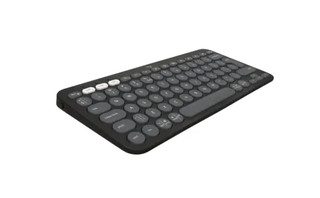 Клавиатура, Logitech Pebble Keys 2 K380s - TONAL GRAPHITE - US INT'L - BT - N/A - INTNL-973 - UNIVERSAL - image 1