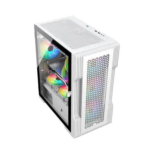 1stPlayer кутия Case mATX - TRILOBITE T3 Mesh White - image 6