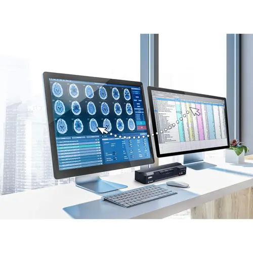 KVM превключвател, ATEN CM1942, 2-портов, USB, HDMI, DisplayPort, Mini-Matrix Boundless - image 6