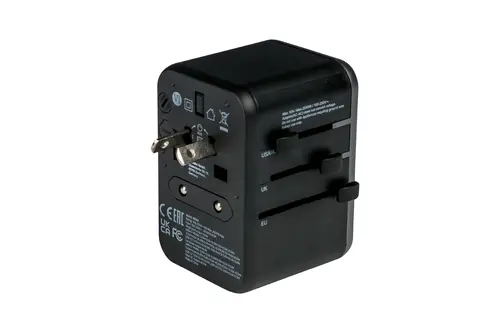 Адаптер, Verbatim UTA-04 Universal Travel Adapter with 1 x USB-C PD 61W & QC 3.0 / 1 x USB-C / 3 x USB-A - image 4