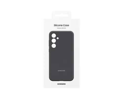 Калъф, Samsung A55 Silicone Case Black - image 5