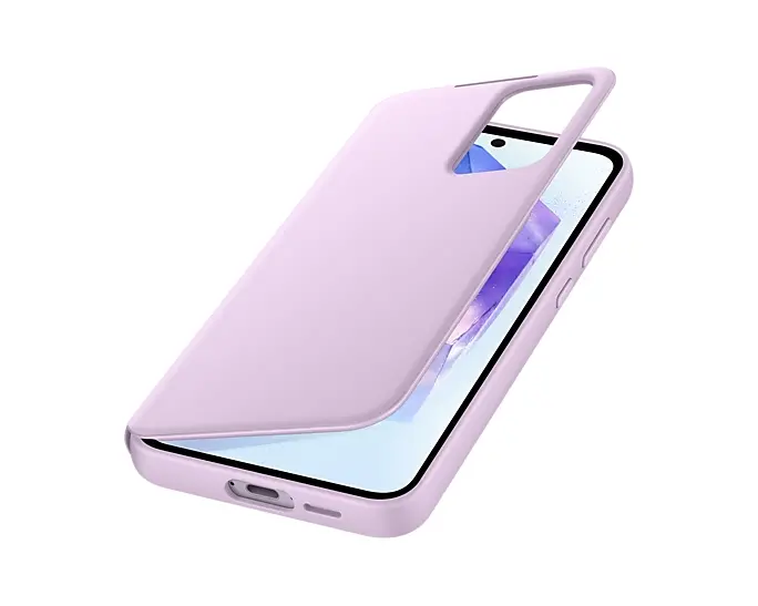 Калъф, Samsung A55 Smart View Wallet Case Lavender - image 3