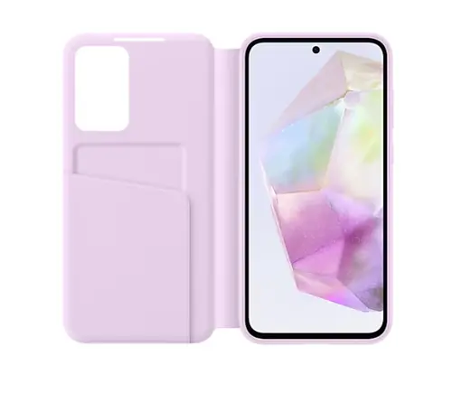 Калъф, Samsung A35 Smart View Wallet Case Lavender - image 2