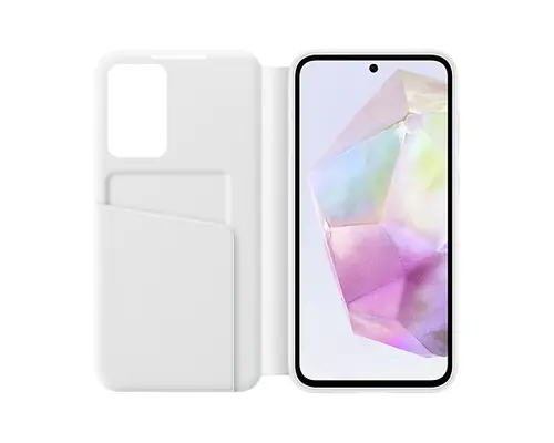 Калъф, Samsung A35 Smart View Wallet Case White - image 2