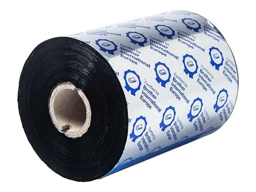 BROTHER Black ribbon standard wax 110mm x 600m sold in 6-pack - image 2